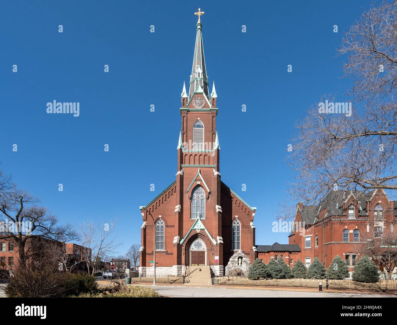 St. Agatha Polnische Römisch-Katholische Kirche Stockfoto