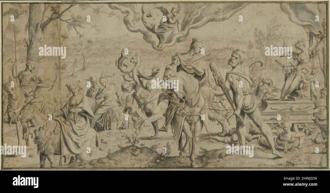 Triumph der Lust. Künstler, Kopie nach: Pieter Coecke van Aelst, Flämisch, 1502–1550 Stockfoto