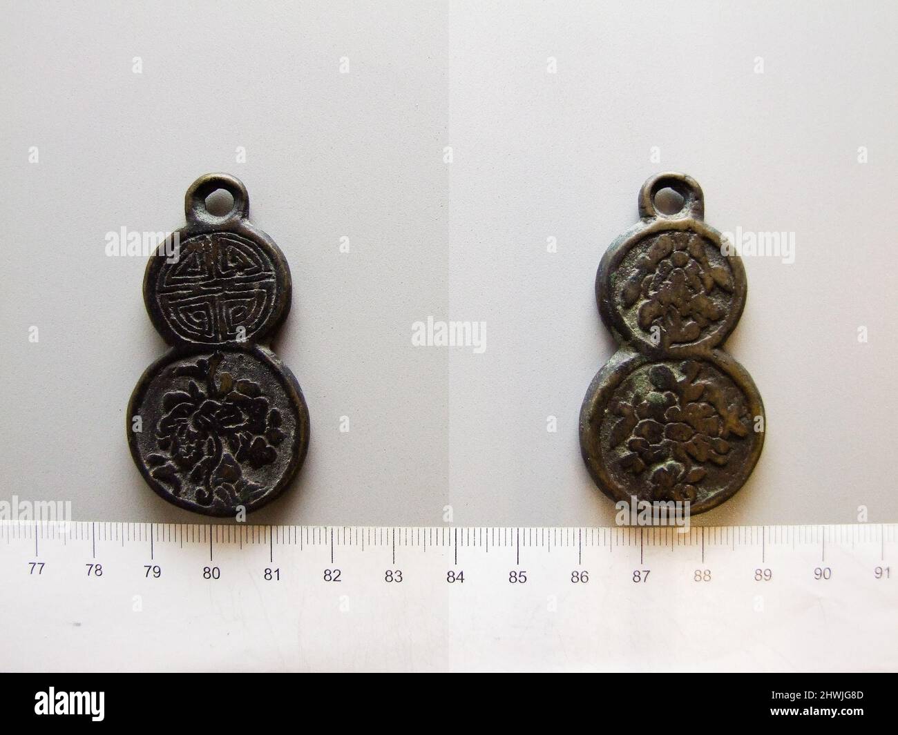 Bronze Gourd Charm aus Unknown Era. Künstler: Unbekannt Stockfoto