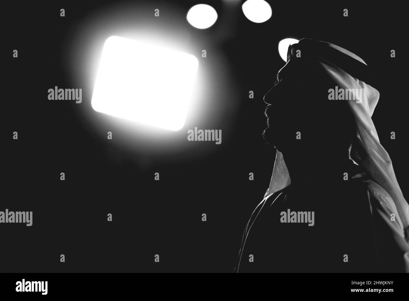 Ambiente während der Etappe 1 der Abu Dhabi Desert Challenge 2022, am 6. März 2022 in der Liwa Wüste, in Abu Dhabi, Vereinigte Arabische Emirate - Foto Bastien Roux / DPPI Stockfoto