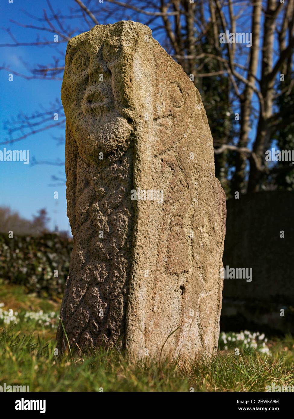 Bishops Stone, Co fermanagh, Killadeas, Stockfoto