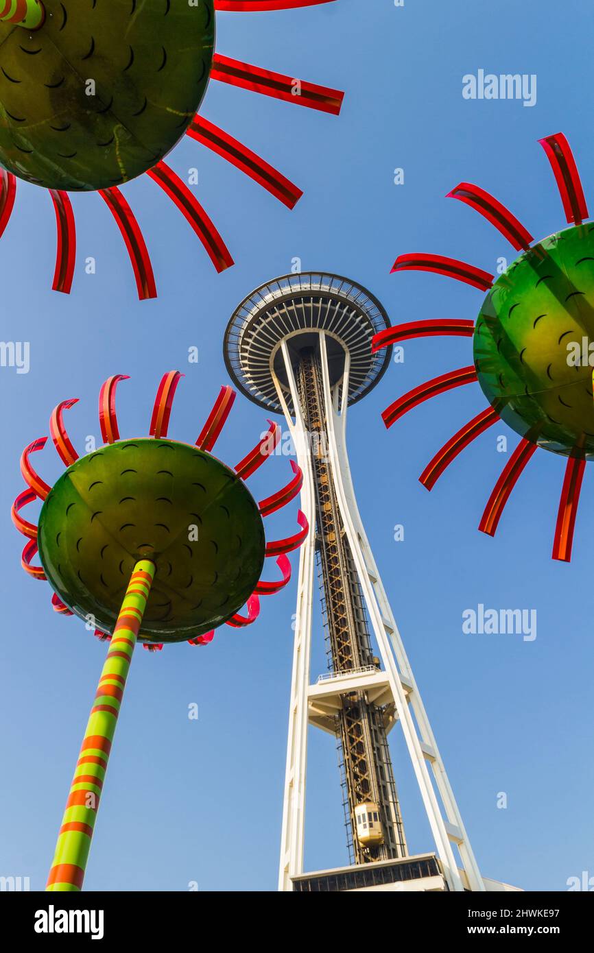 Space Needle Seattle Stockfoto