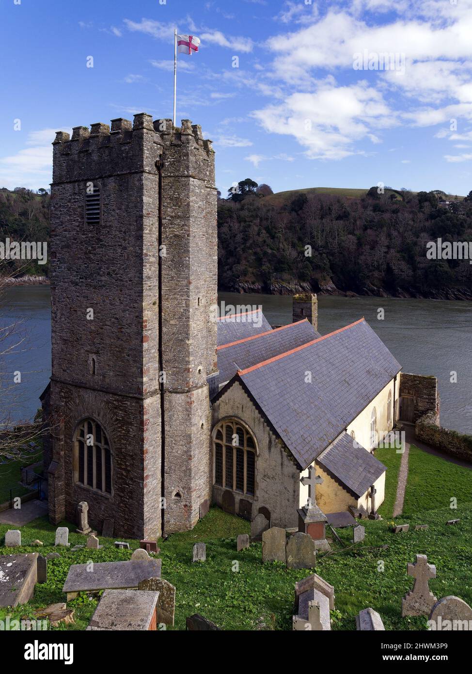 St. Petrox Church, Dartmouth, South Devon, Großbritannien Stockfoto