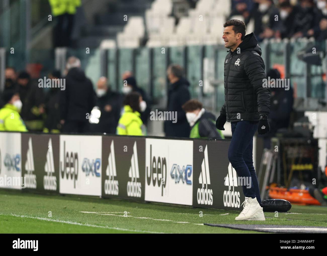 Turin, Italien, 6.. März 2022. Während der Serie A Spiel im Allianz Stadium, Turin. Bildnachweis sollte lauten: Jonathan Moscrop / Sportimage Stockfoto