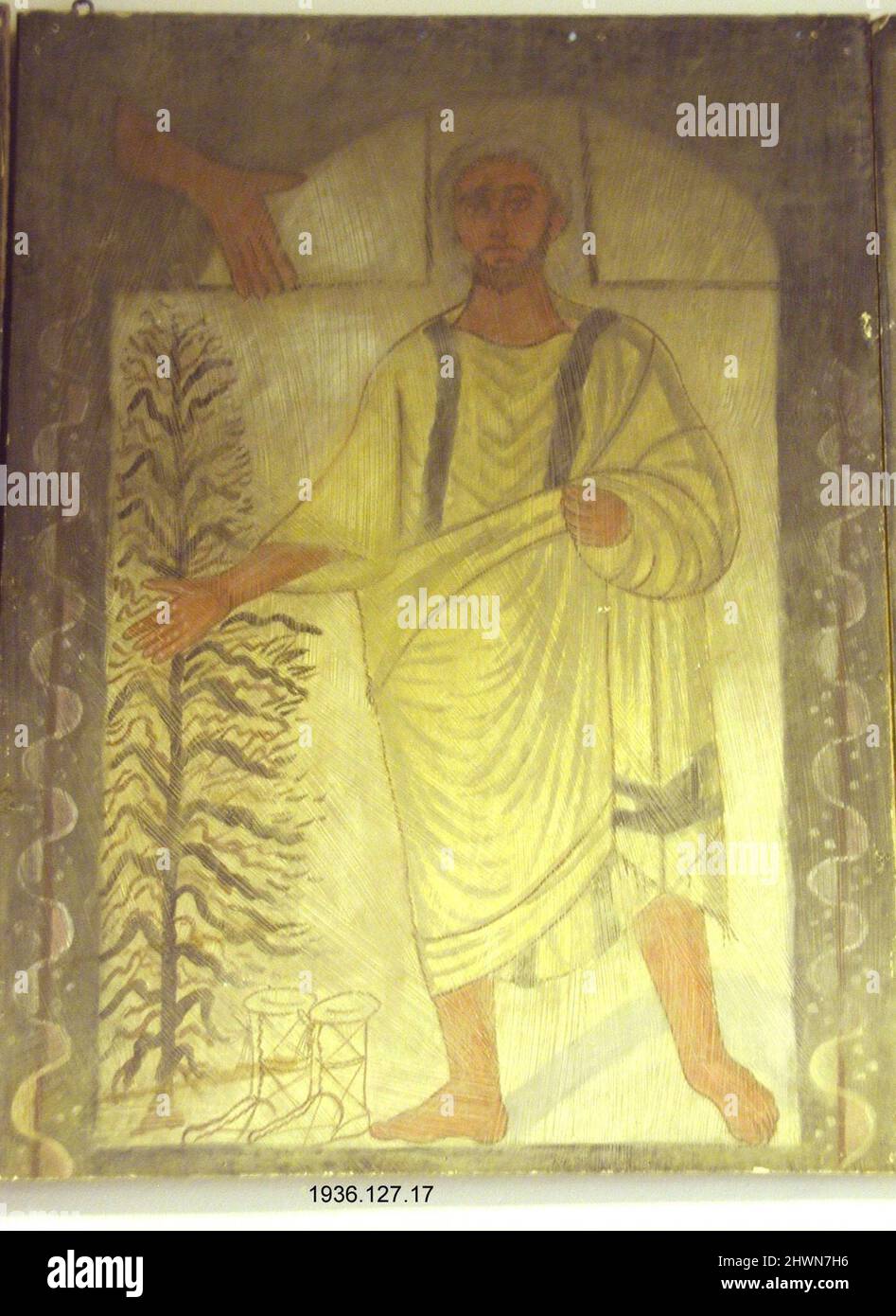 Moses und der brennende Bush. Künstler: Herbert J. gute, Amerikaner, 1908–1977 Stockfoto