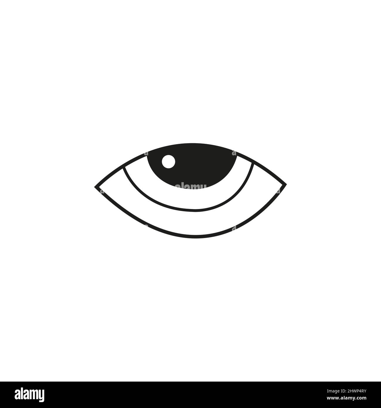 Eye of Providence. Freimaurersymbol. Stock Vektor