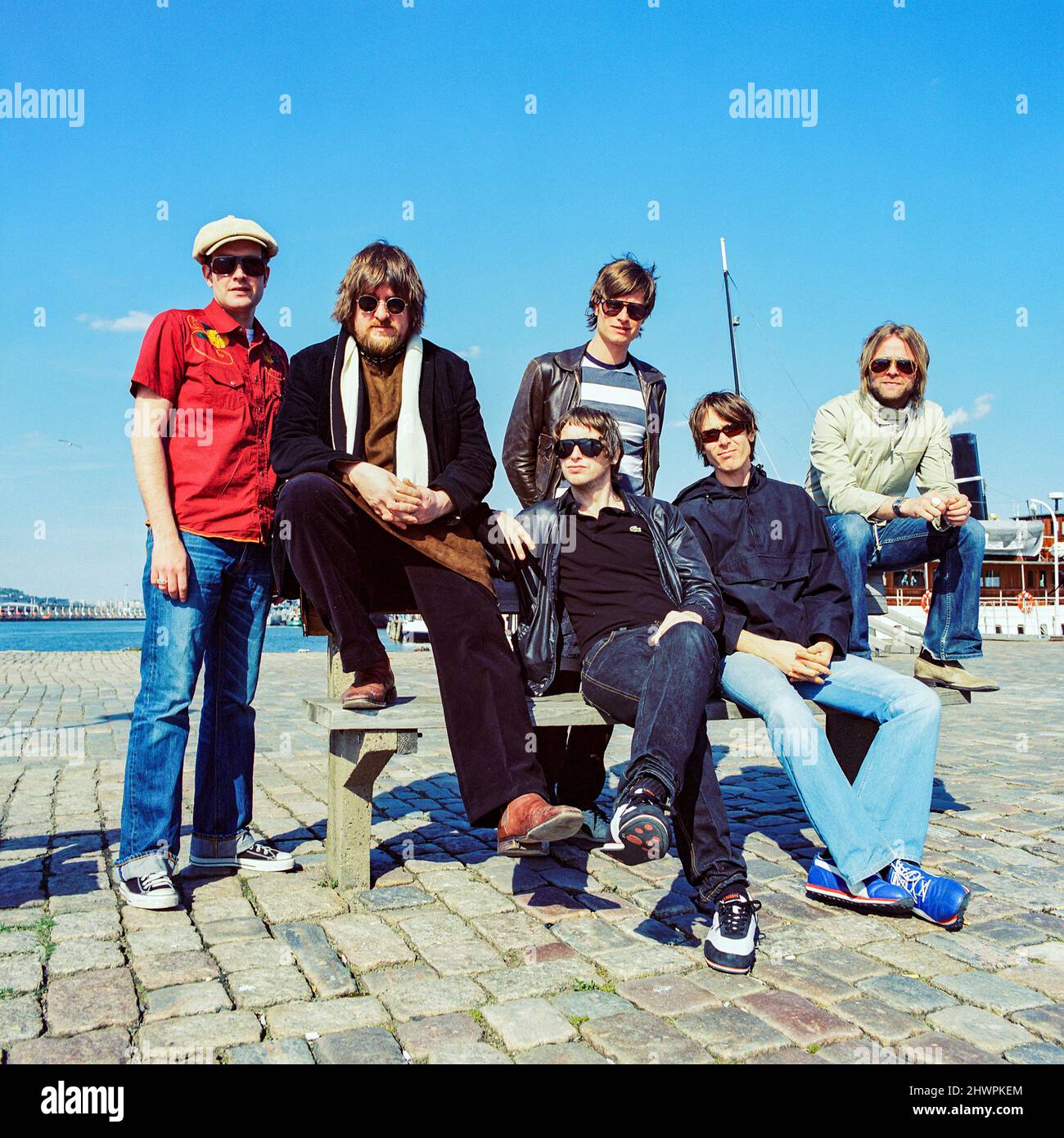 The Soundtrack of Our Lives Band, Gothenberg Harbour, (Göteborg), Göteborg, Schweden. Stockfoto