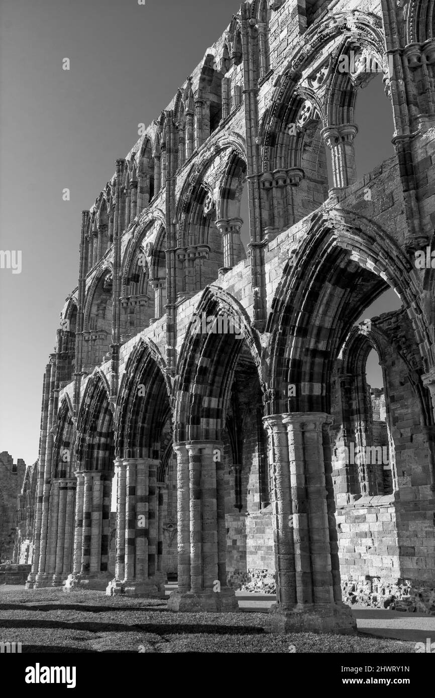 Whitby Abbey Stockfoto