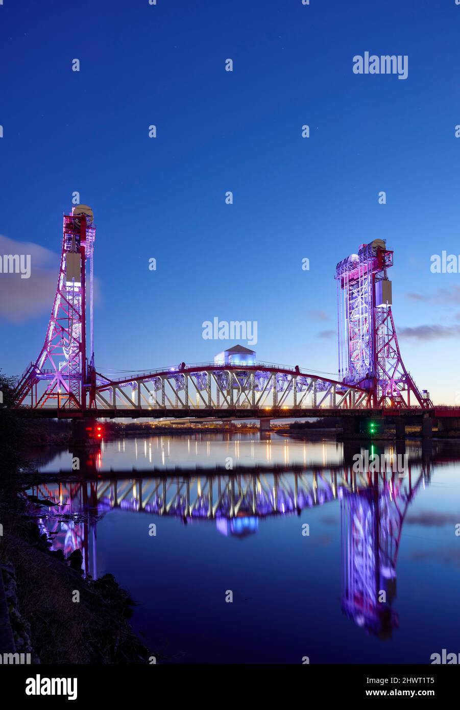 Newport Bridge, Middlesbrough Stockfoto