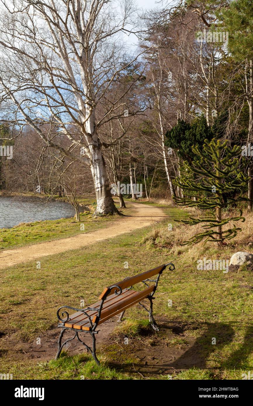 Das wunderschöne Gelände des Gosford House Estate Scotland Stockfoto