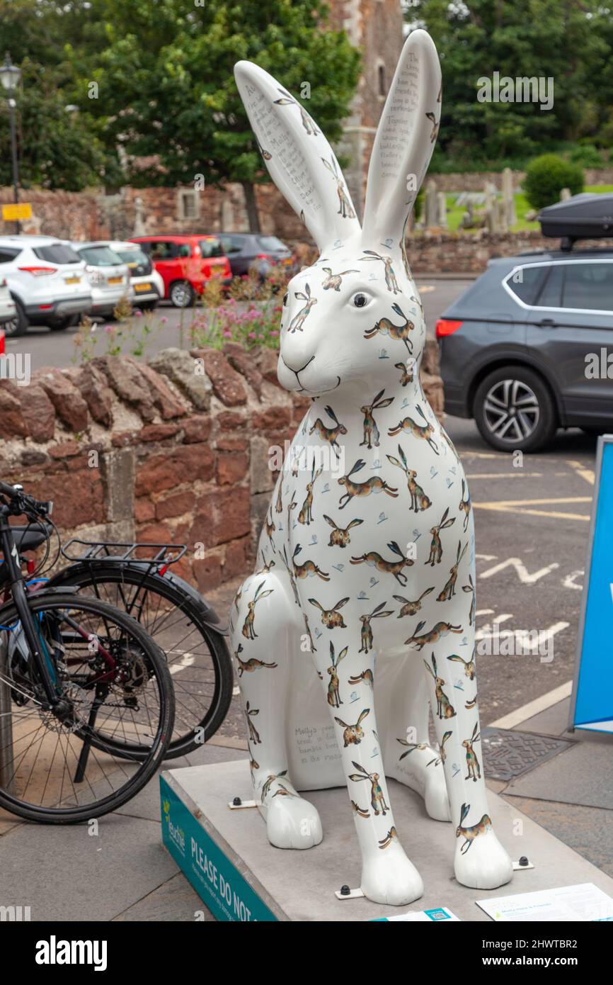 'Molly Hare and Friends' von Catherine Rayner Big Hare Trail North Berwick Stockfoto