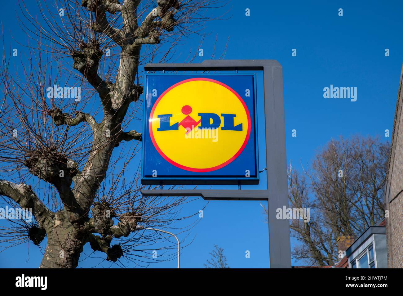 Plakat LIDL in Amstelveen, Niederlande 4-3-2022 Stockfoto