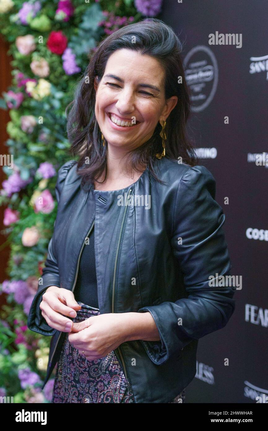 Madrid, Spanien. 07. März 2022. Rocío Monasterio nimmt am Fotocall der Woman Fearless Awards 2022 im Intercontinental Hotel in Madrid Teil. (Foto: Atilano Garcia/SOPA Images/Sipa USA) Quelle: SIPA USA/Alamy Live News Stockfoto