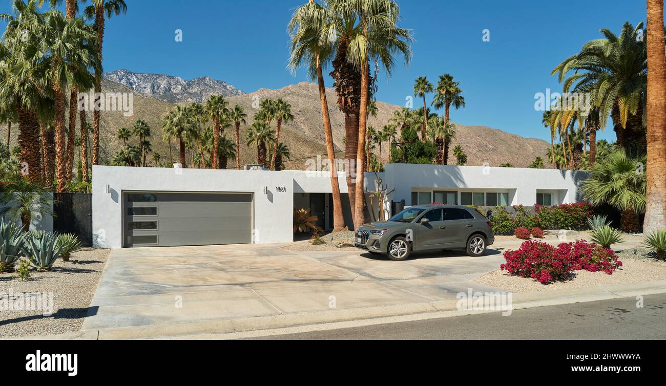 Palm Springs Mitte Des Jahrhunderts Modern Stockfoto