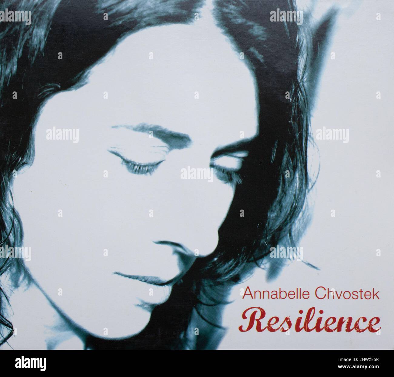 Das CD-Album Cover zu Resilience von Annabelle Chvostek Stockfoto