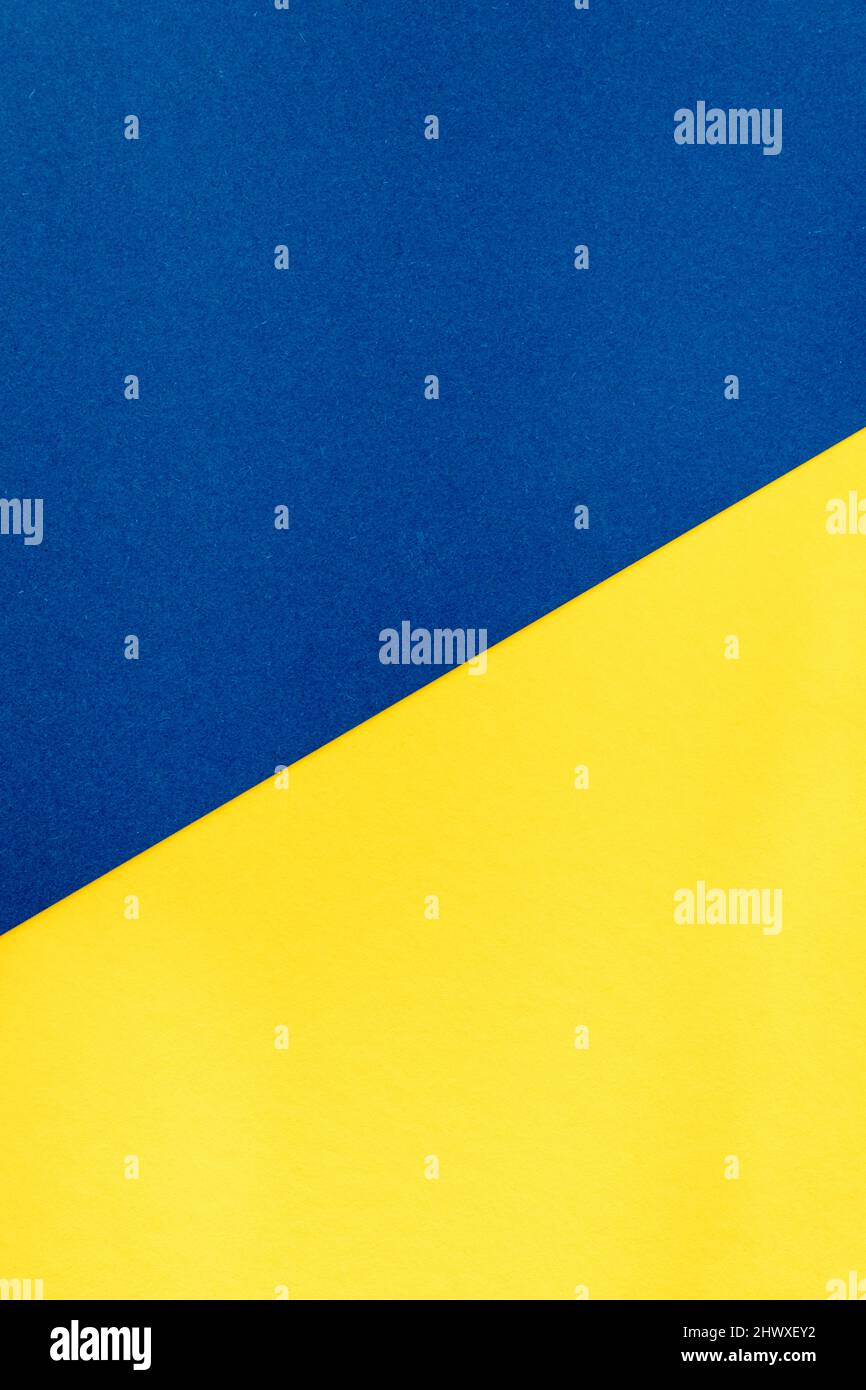 Wallpaper diagonalen Hintergrund in den nationalen Farben der Ukraine, blau und gelb. Stockfoto