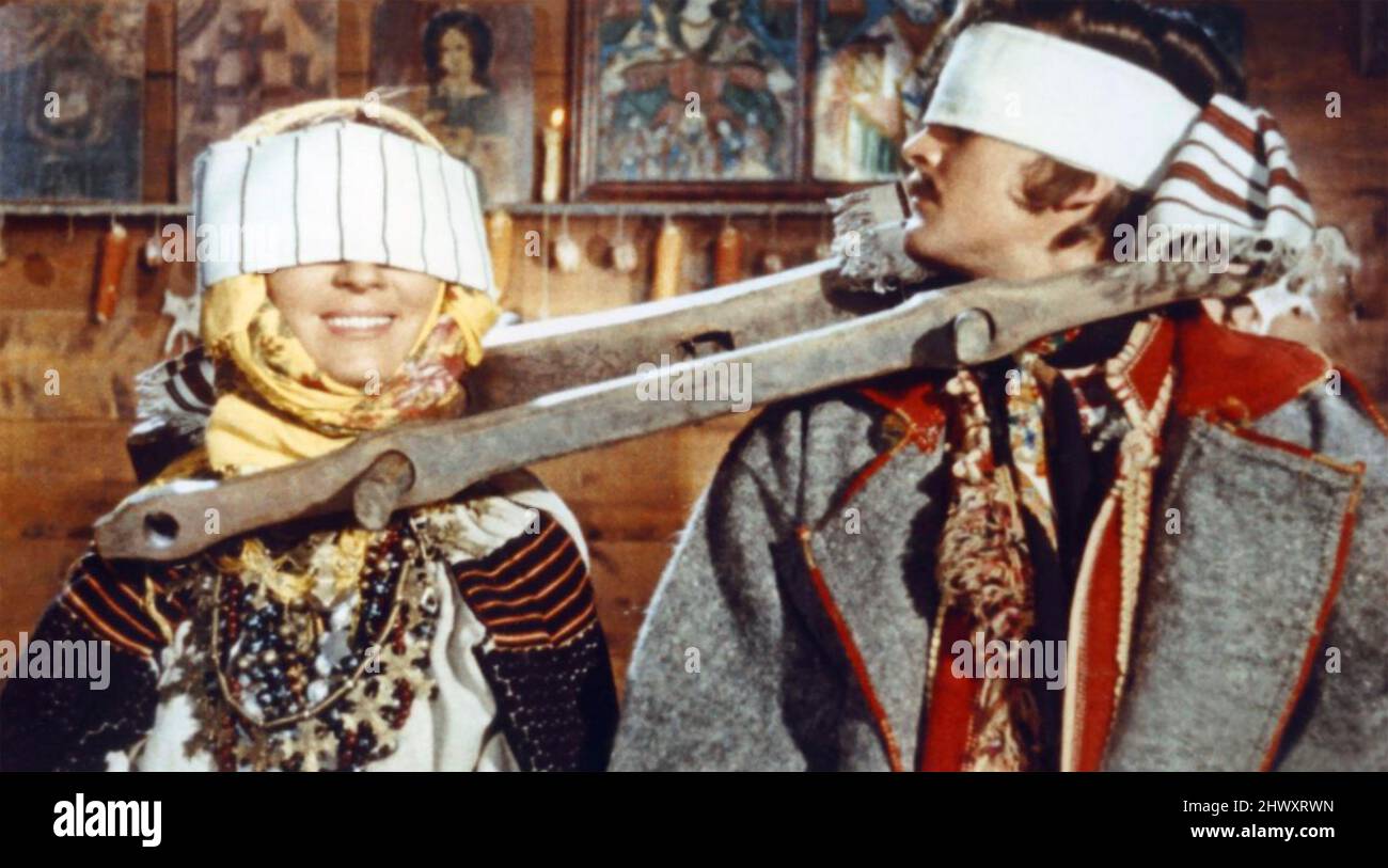 SHADOWS OF FORGOTTEN AHNEN 1965 Ukrainischer Film veröffentlicht von Artkino Picturs Stockfoto