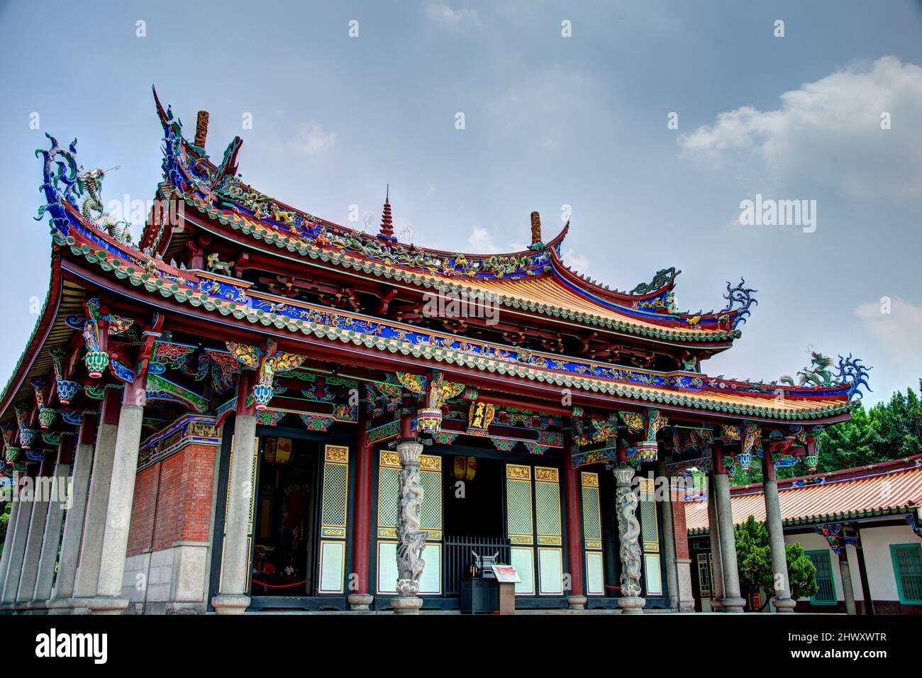 Taipei Konfuzius-Tempel, Taipei, Taiwan Stockfoto