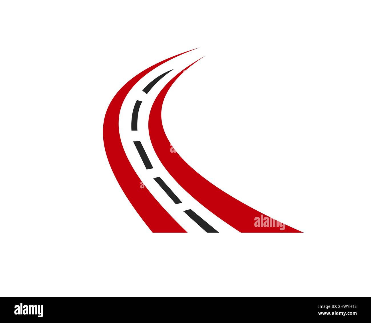 Transport Logo Konzept. Design-Vorlage Für Straßenlogos Stock Vektor