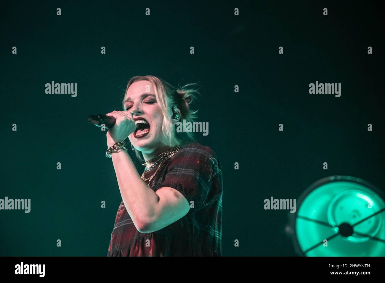 Halestorm - Ein Abend mit Halestorm - Akustik-Set - Barrowland Glasgow 7.. März 2022 Stockfoto