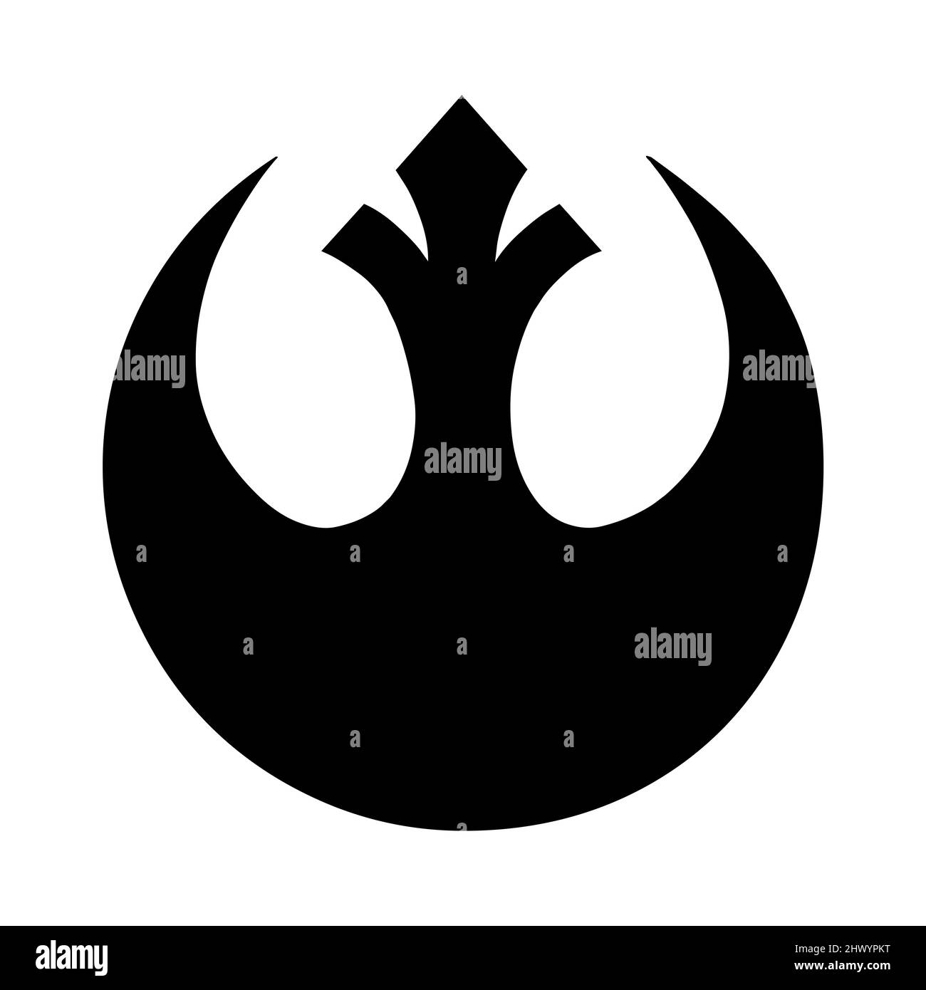 Symbol für Rebell Alliance Stockfoto