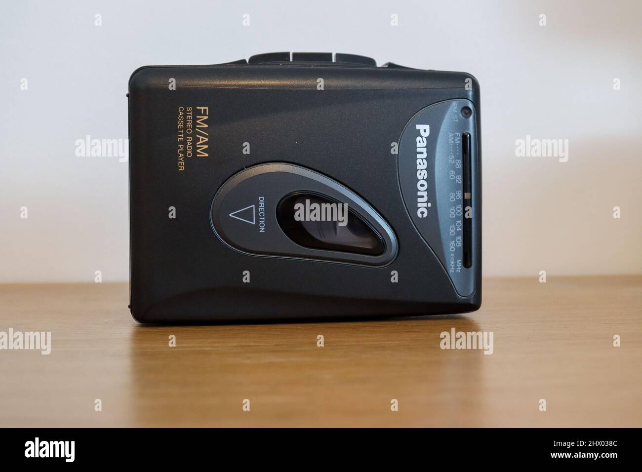 Panasonic persönlicher tragbarer Kassettenspieler Stockfoto