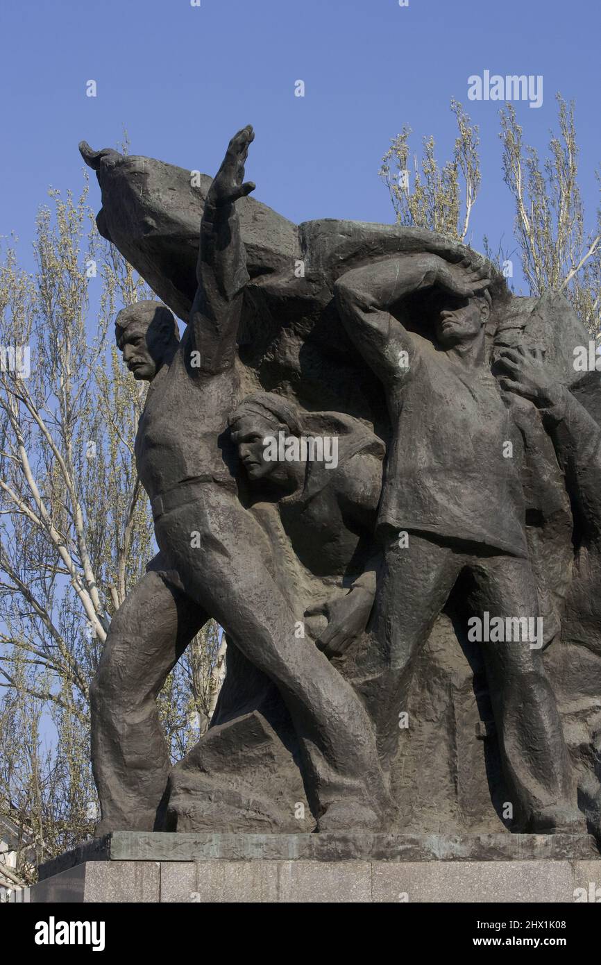 Ukraine, Odessa, Potemkin, Potemkin, Statue, Ekaterinskaia Platz Stockfoto