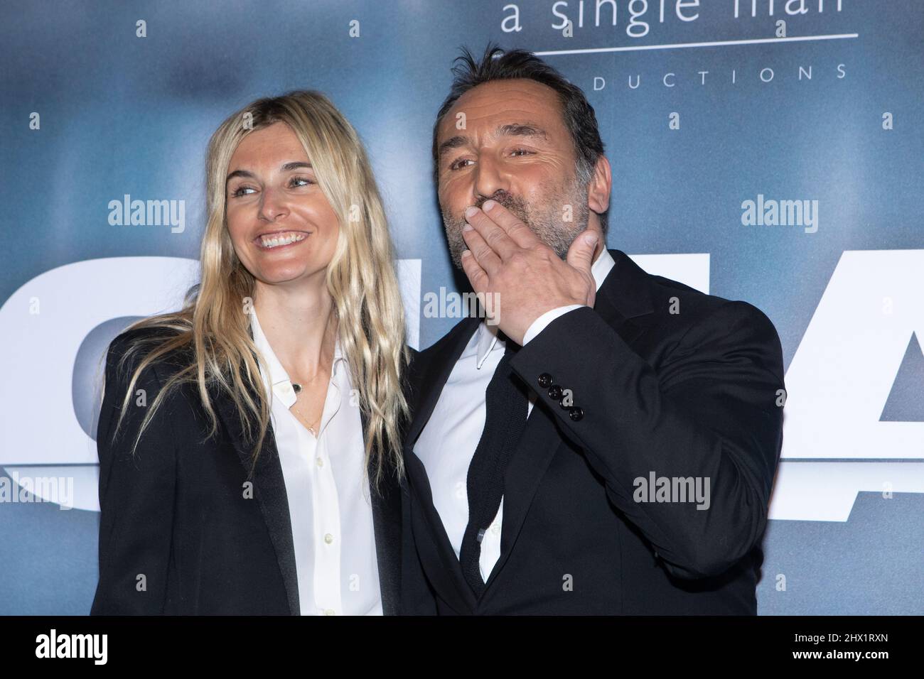 Paris, Frankreich, den 8.. märz 2022, das Team des Films Goliath