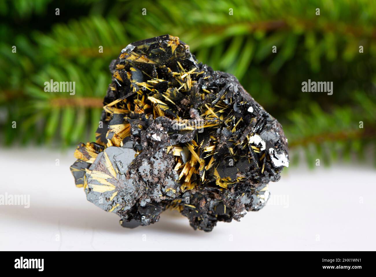 Mineral Probe Stein Gesteinsgeologie Edelstein Kristall Stockfoto