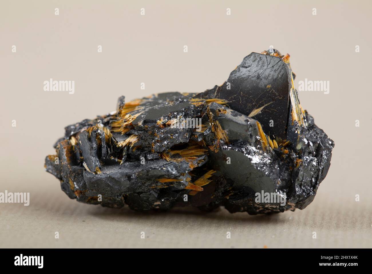 Mineral Probe Stein Gesteinsgeologie Edelstein Kristall Stockfoto