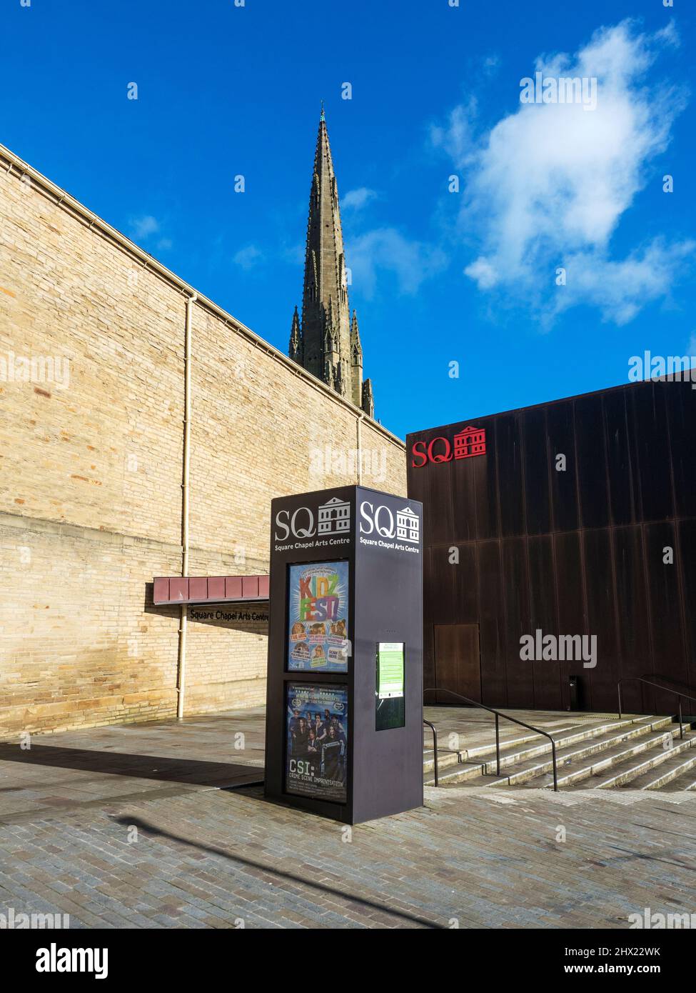 Square Chapel nicht für Profit Kunstzentrum in Halifax West Yorkshire England Stockfoto