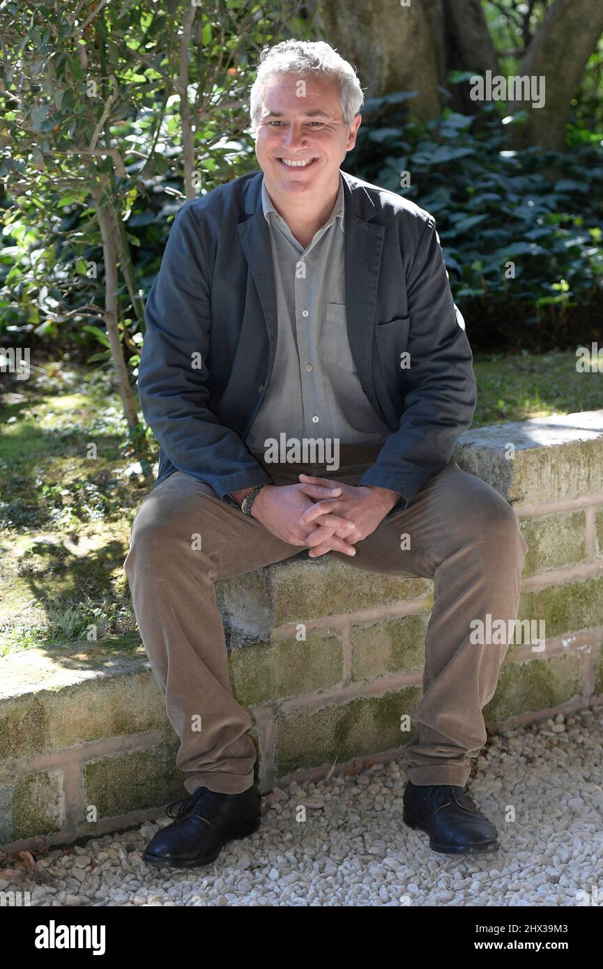 Rom, Italien. 09. März 2022. Regisseurin Simone Spada besucht die Fotozelle des Rai Fiction Studios Battaglia im Rai Center Viale Mazzini. Kredit: SOPA Images Limited/Alamy Live Nachrichten Stockfoto