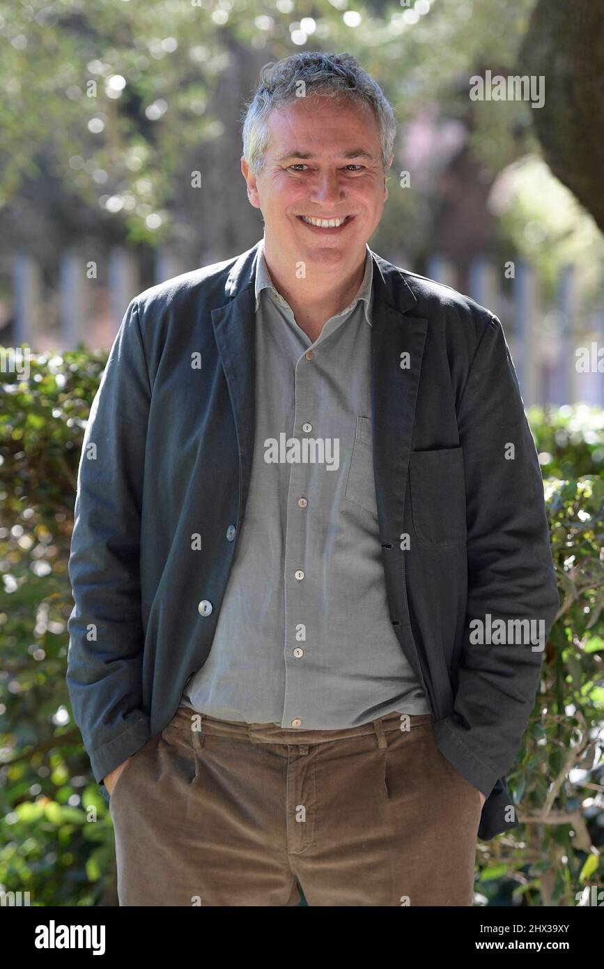 Rom, Italien. 09. März 2022. Regisseurin Simone Spada besucht die Fotozelle des Rai Fiction Studios Battaglia im Rai Center Viale Mazzini. Kredit: SOPA Images Limited/Alamy Live Nachrichten Stockfoto