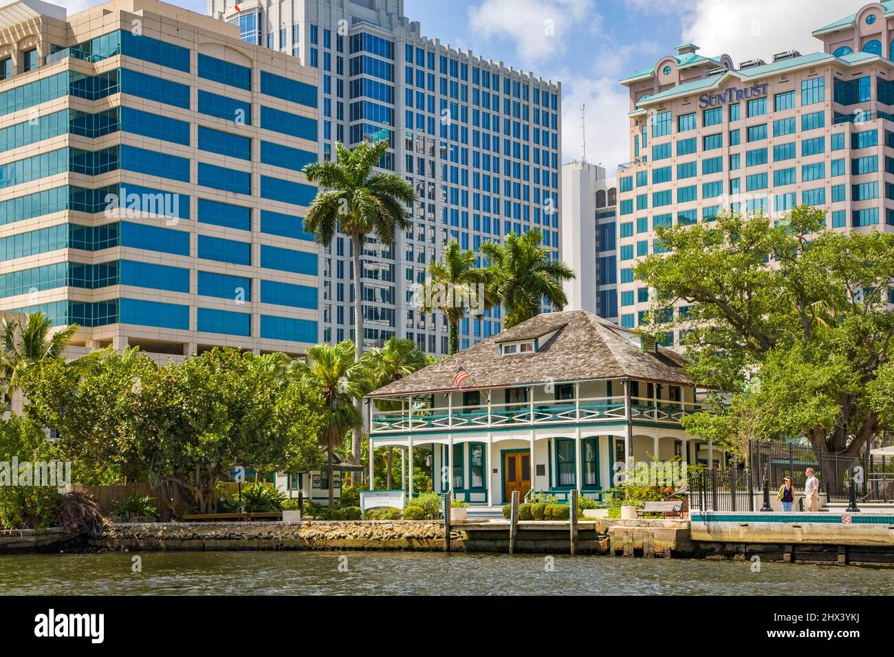 Historischen Stranahan House on the New River in Fort Lauderdale Florida Stockfoto