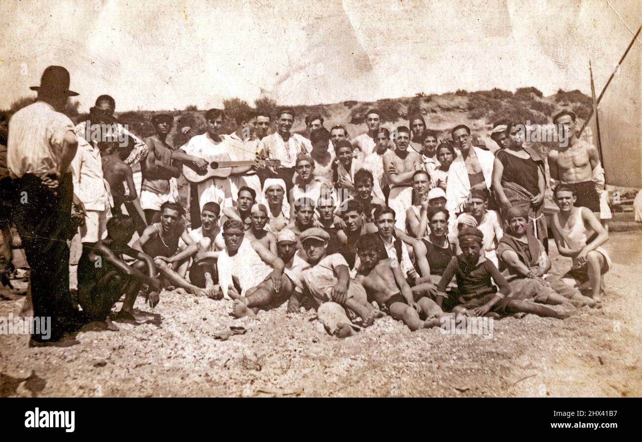 Altes Bild aus den 50er Jahren Stockfoto