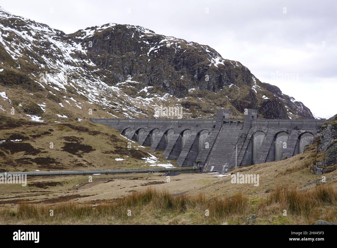 Lawers Dam, Lochan na Lairige, Grampian Mpuntains, Schottische Highlands Stockfoto