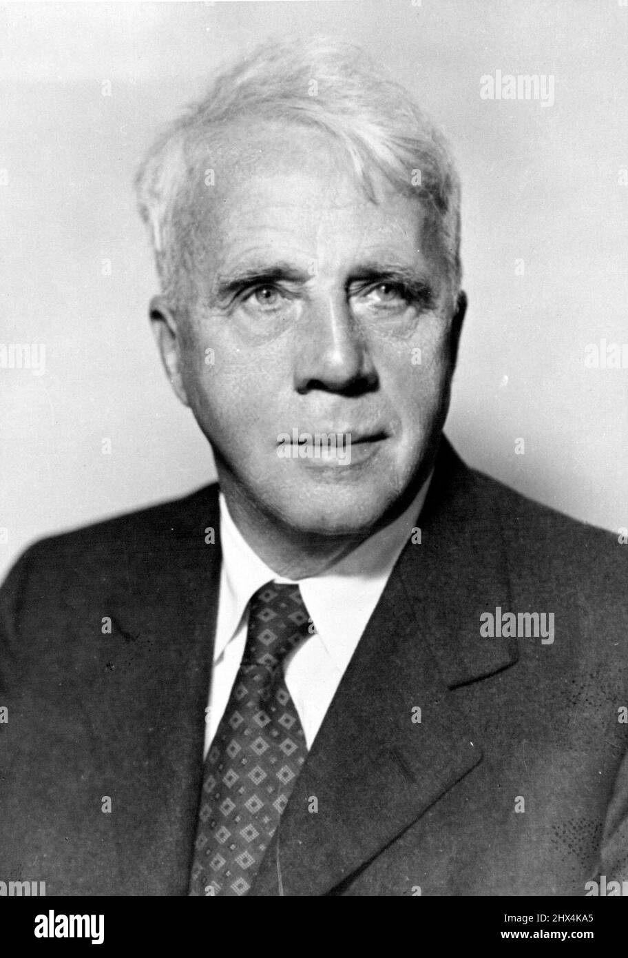 Robert Frost - Amerikanischer Dichter. 1.Mai 1950. Stockfoto