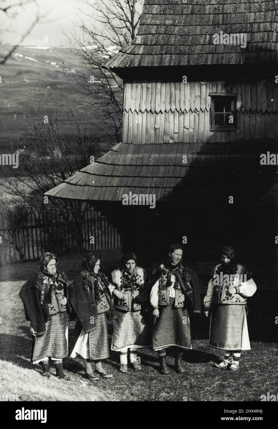 Tschechoslowakei - Bevölkerung. 29. Juli 1935. (Foto von Karl Plicka, Pressefoto). Stockfoto