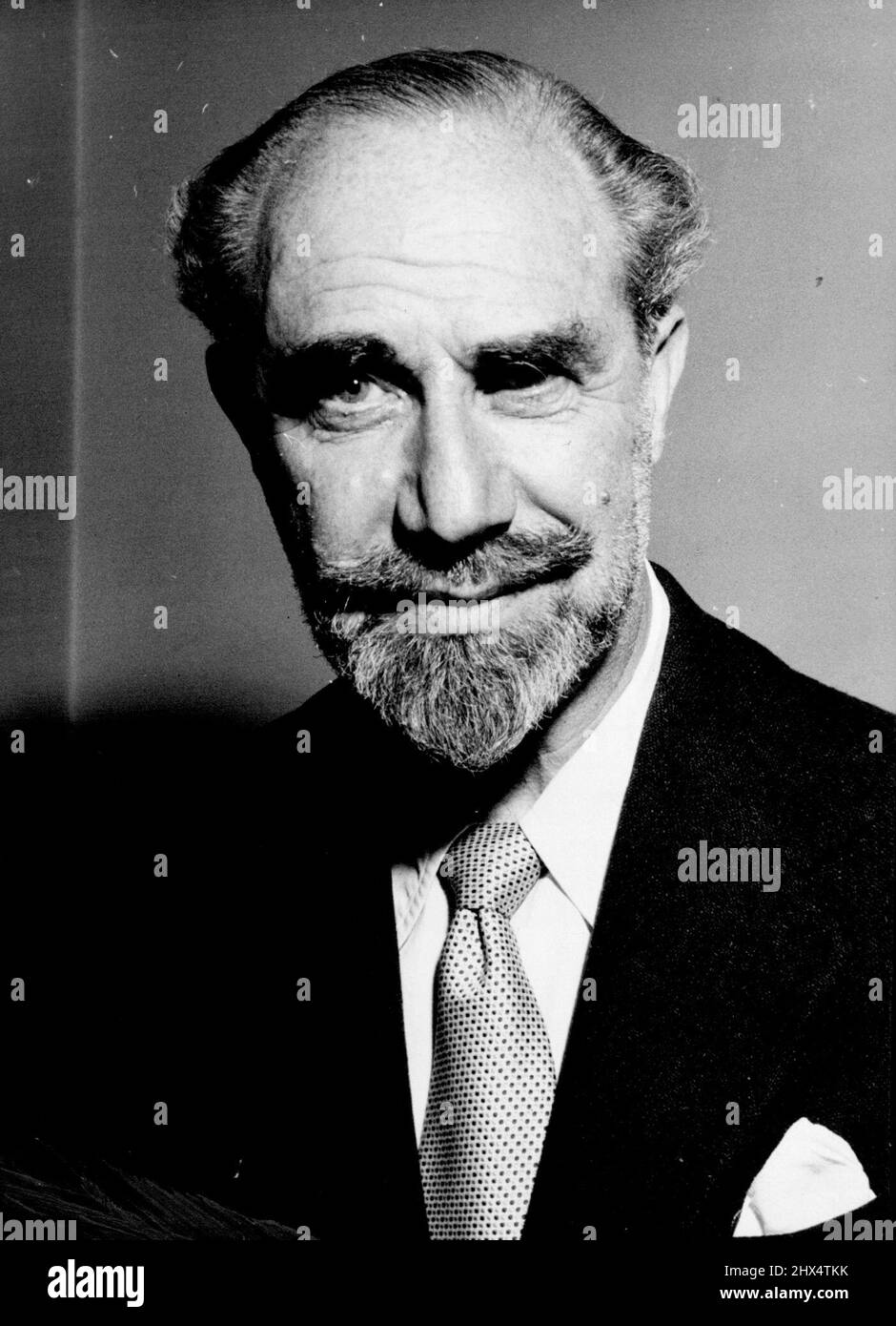Benn Levy. M.B.E. - Britischer Dramatiker. 29. August 1953. (Foto von Kamera Drücken Sie). Stockfoto