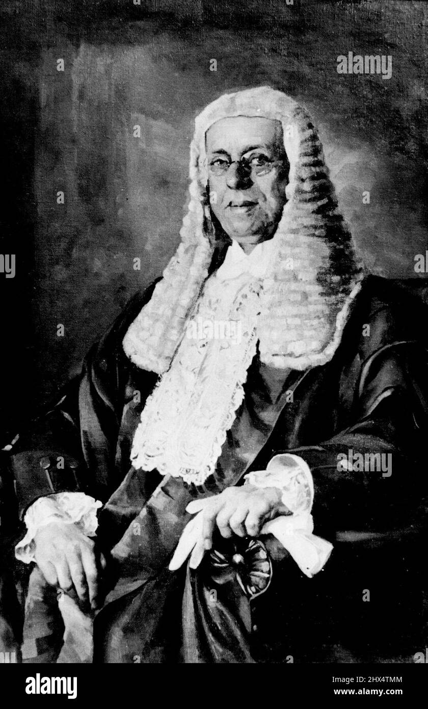 Sir Daniel Levy aus einem Porträt von ***** 1931. 22. Januar 1932. Stockfoto