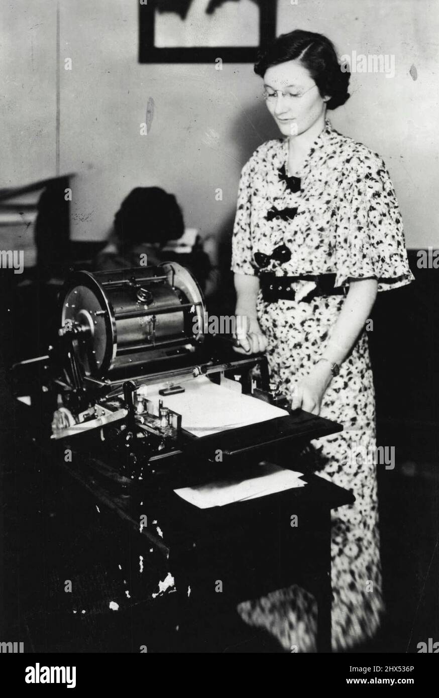 Kopiert. 17.Mai 1937. Stockfoto