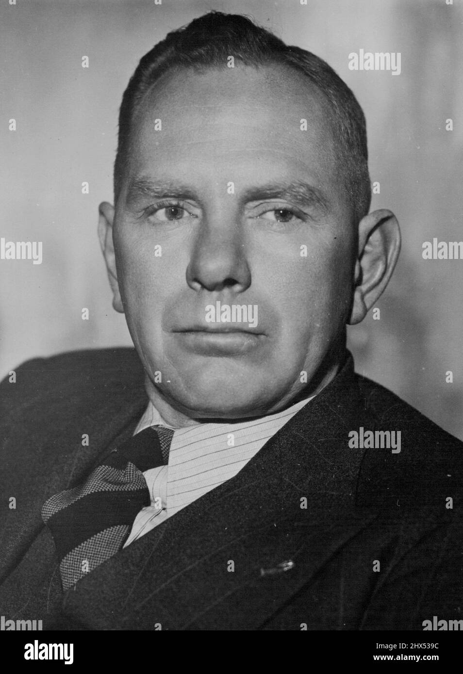 Barend Jacobus 'Ben' Schoeman. 10. Oktober 1952. Stockfoto