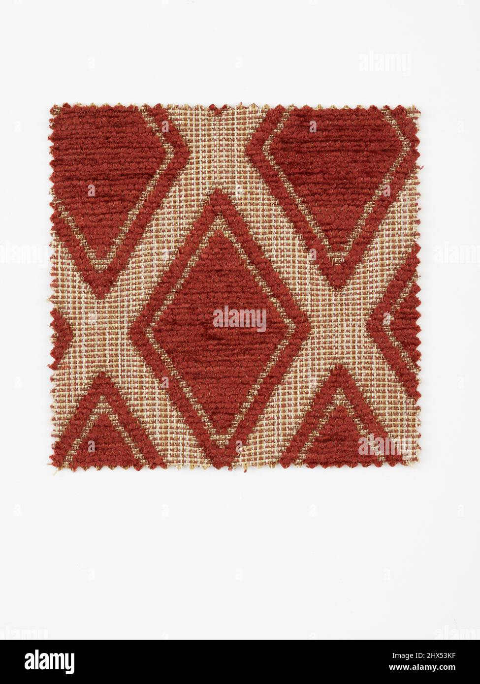 Rautenmuster wollene Polsterqualität Stockfoto