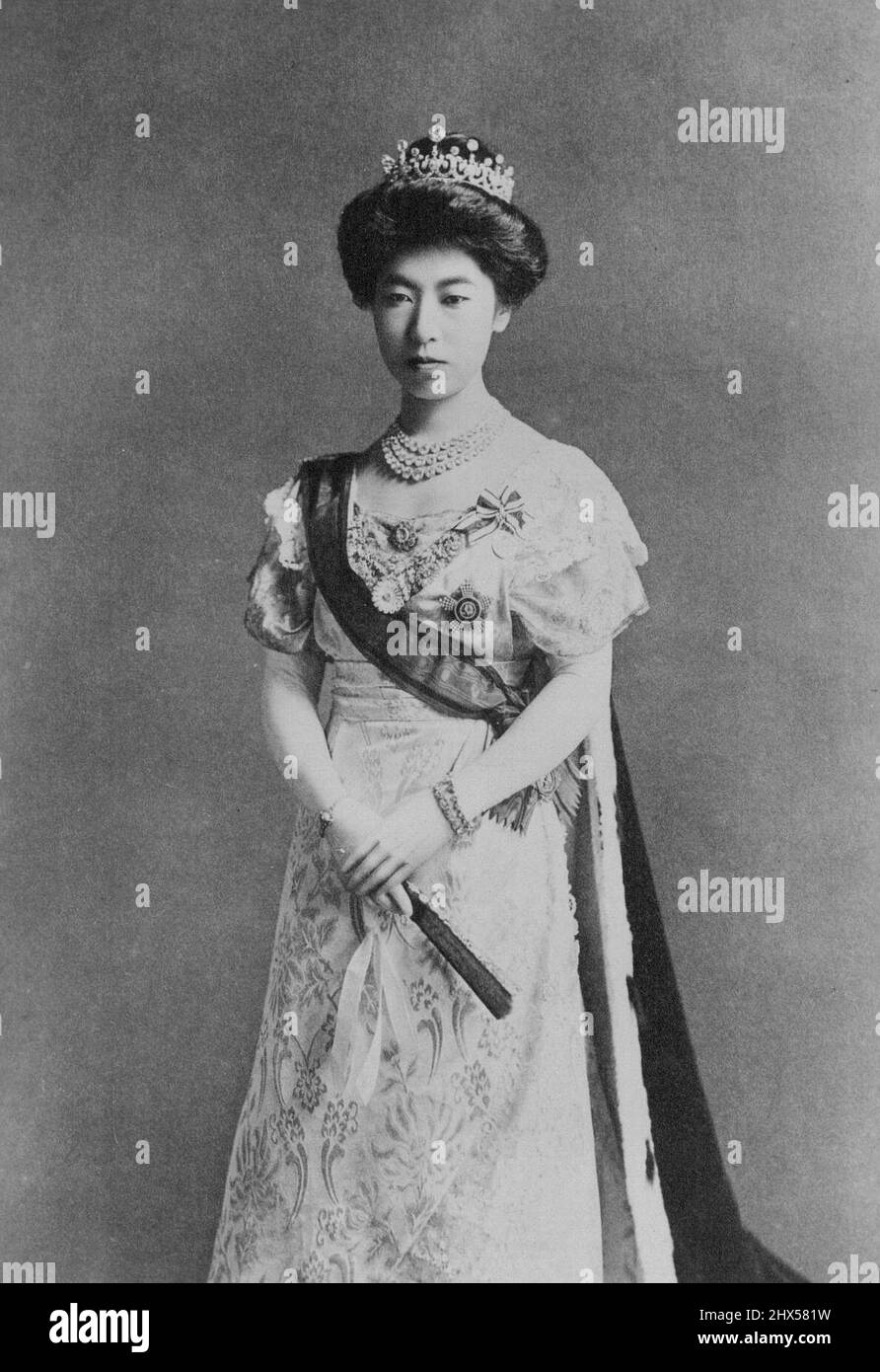 Kaiserliche Majestät der Kaiserin Dowager. 10. Dezember 1933. (Foto von Shimbun Rengo News Photos Service). Stockfoto