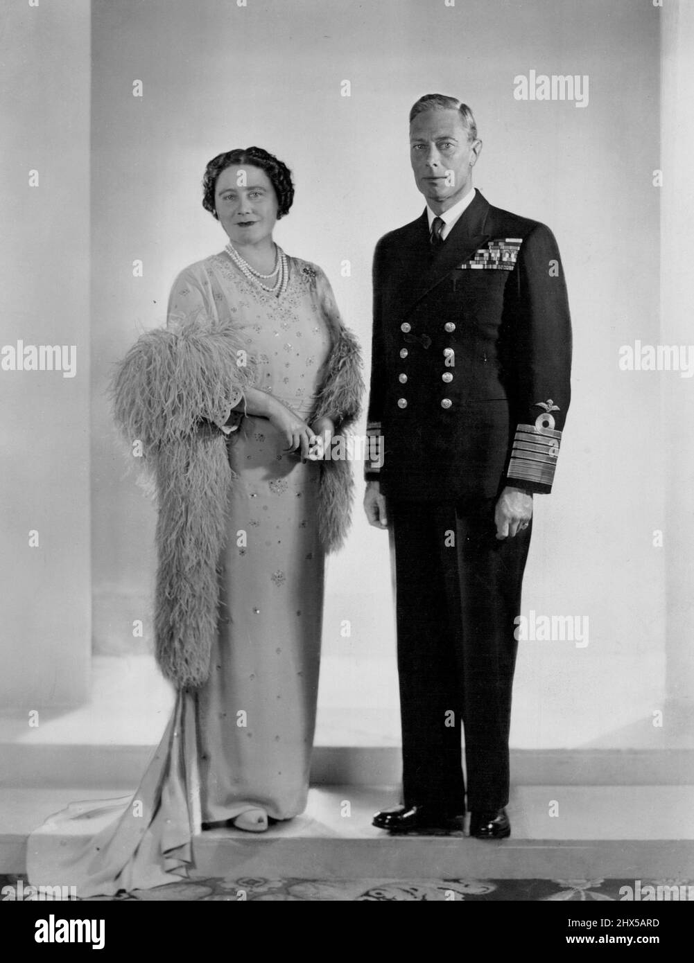 T.M. Das King & Queen. 05. Dezember 1948. (Foto von Dorothy Wilding). Stockfoto