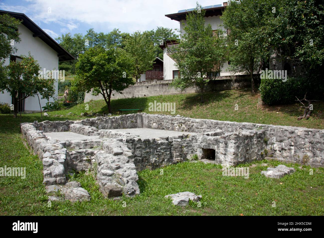 Slowenien, Küstenregion, die meisten Na Soci, kulturelle und historische Spur, römische Siedlung Stockfoto