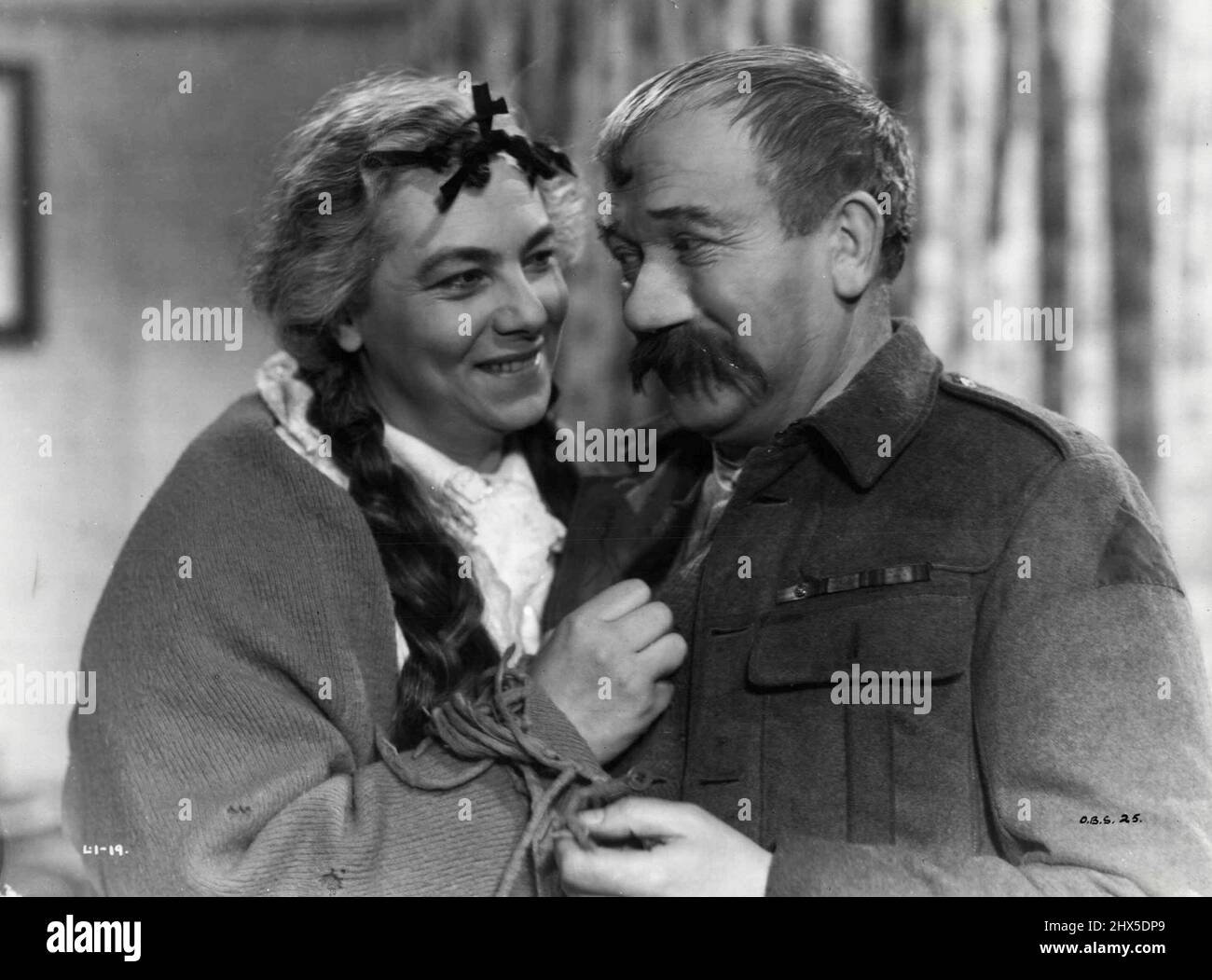 Mary Clare & Morland Graham in einer Szene aus der G.B.D. Veröffentlichung 'Old Bilson'. 16. August 1949. Stockfoto