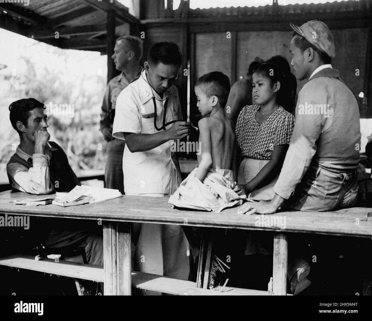 Arten Von Menschen - Vietnamesische Menschen. 24. Januar 1945. (Foto von Signal Corps U.S. Army). Stockfoto