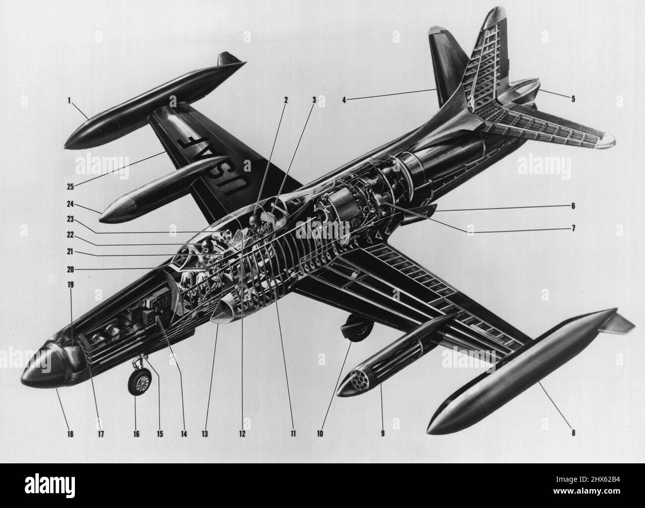 1037B. 18. April 1955. Stockfoto