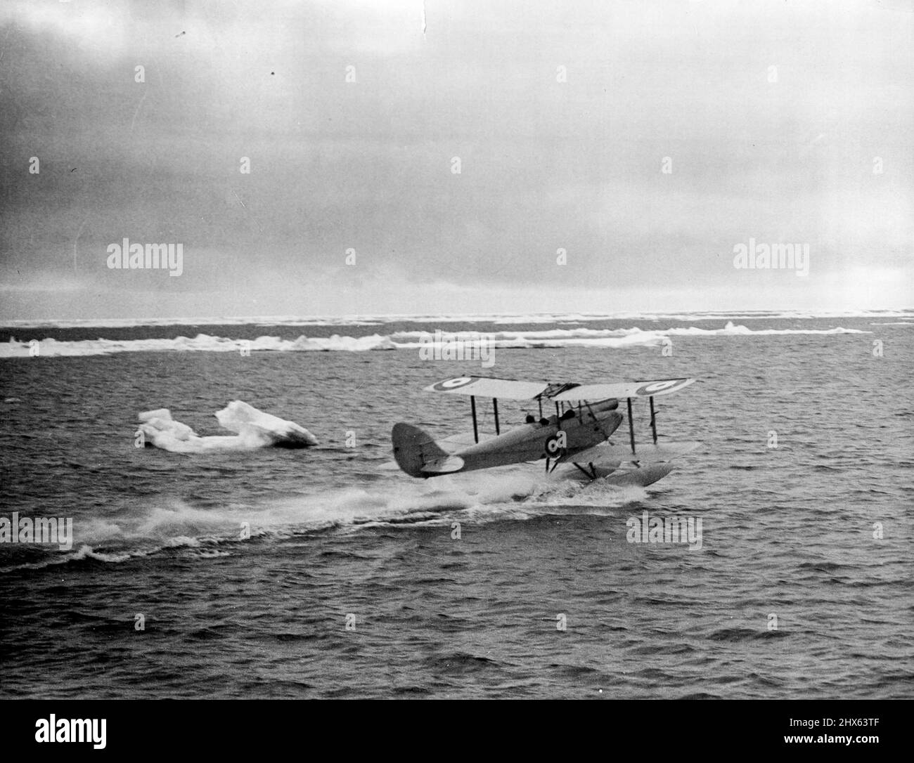 Arctic Expedition - Lincoln Ellsworth Expedition - 1933, 34, 35. 24. Februar 1936. Stockfoto